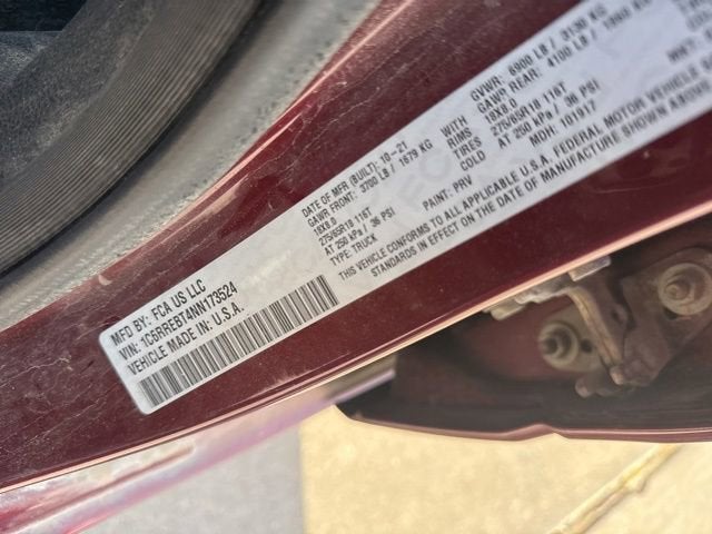 2022 RAM 1500 Lone Star