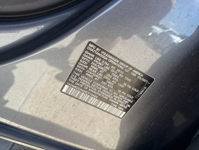 2021 Volkswagen Atlas 3.6L V6 SE w/Technology R-Line