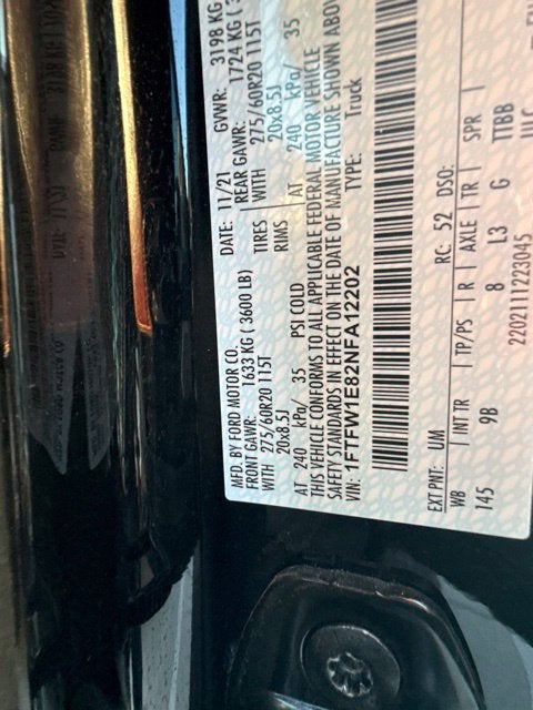 2022 Ford F-150 Platinum