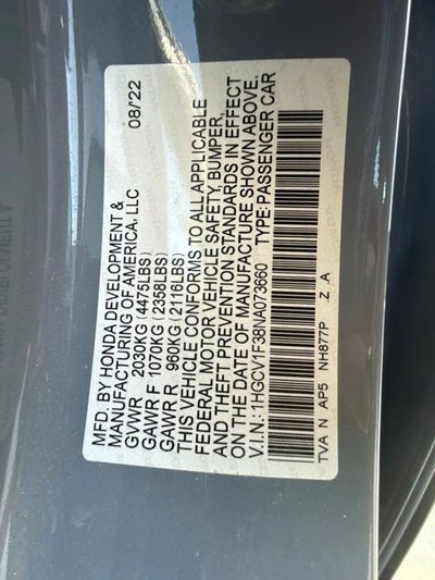2022 Honda Accord Sport