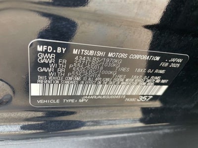2025 Mitsubishi Outlander Sport 2.0 SE