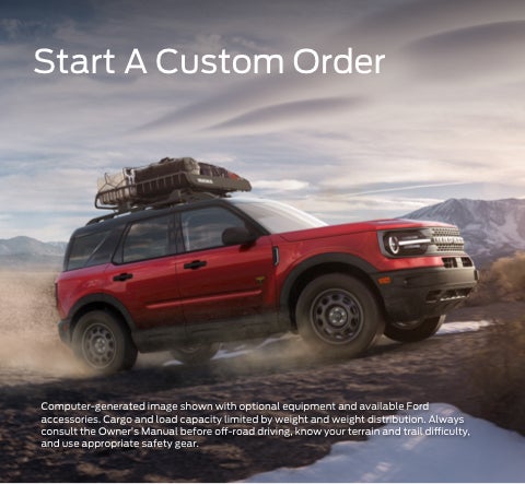Start a custom order | Holiday Gordon Ford in Gordon TX